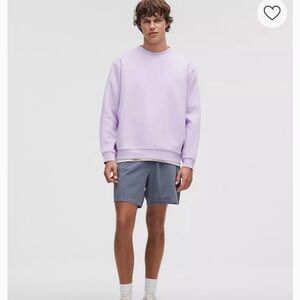 lululemon athletica Men's Lavender Crewneck Sweatshirt